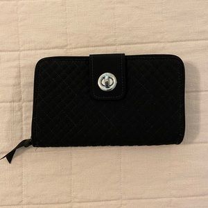 Vera Bradley turn lock RFID wallet